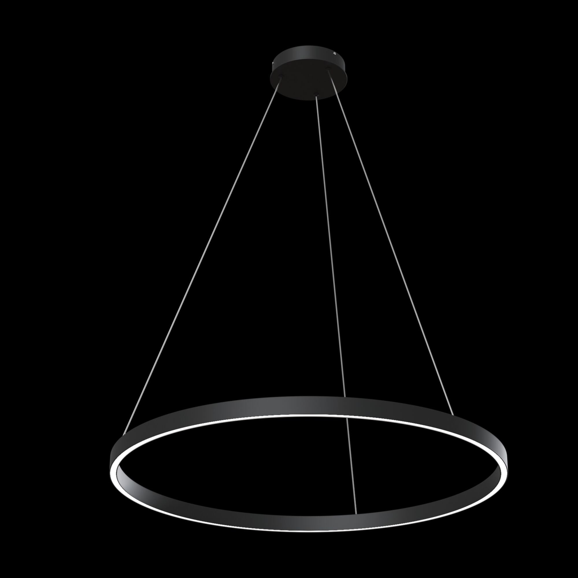 Technical Rim Black Pendant Lamp