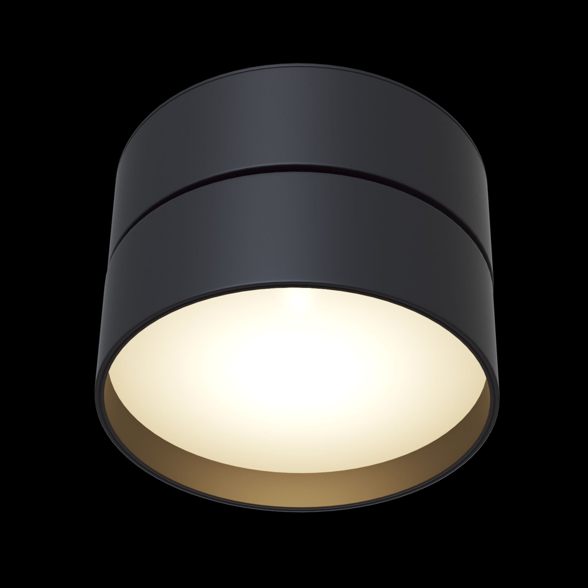 Ceiling & Wall Onda Black Ceiling Lamp