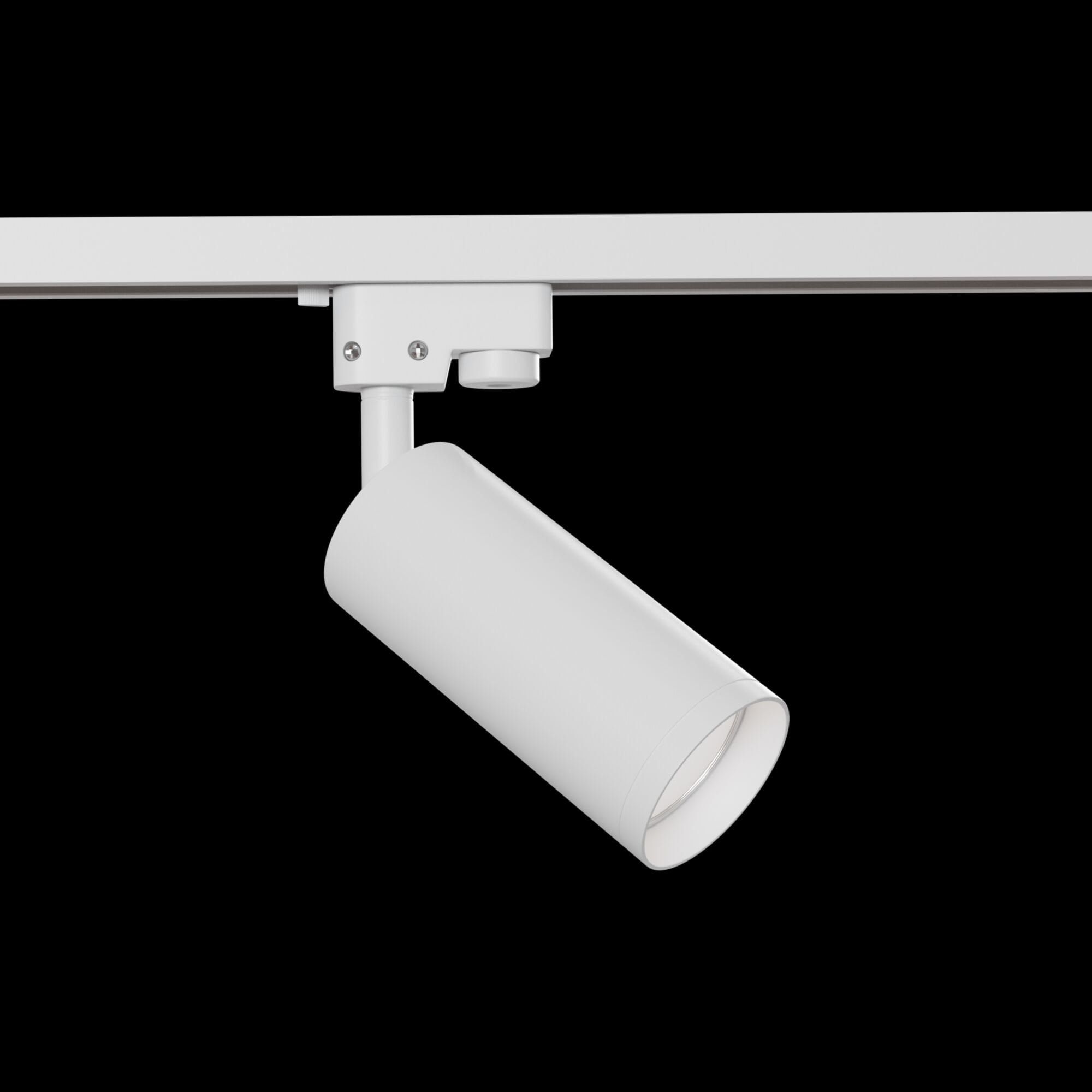 Single phase track system Focus White Track Lighting