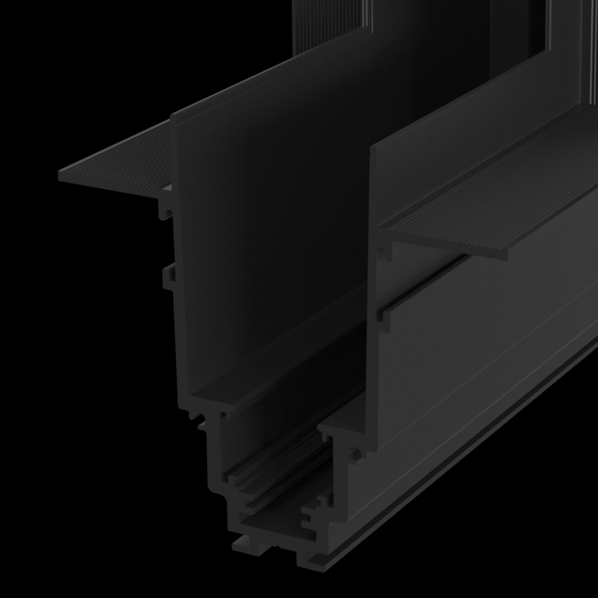 Seamless Plaster In Internal Corner Connector for Magnetic Track System