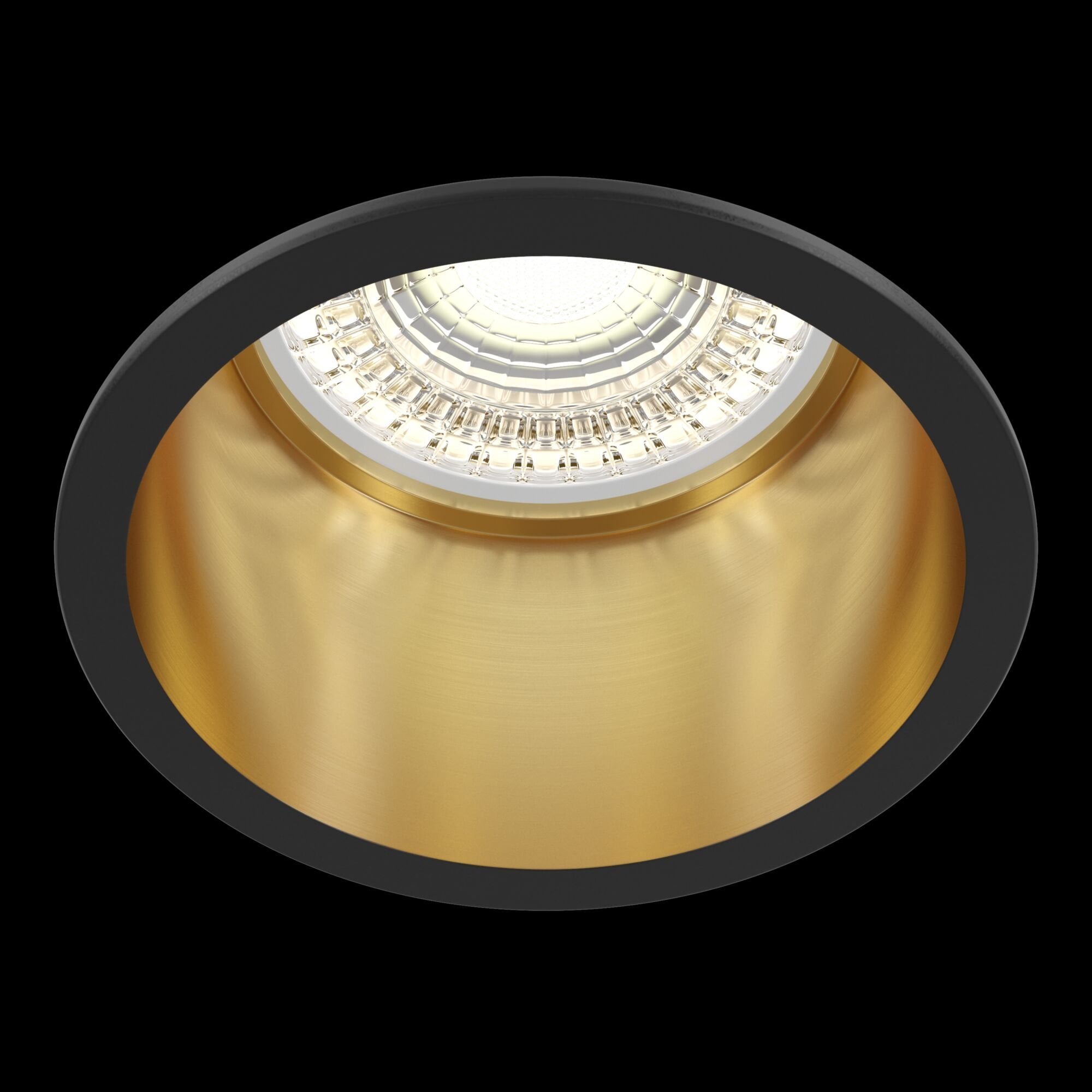 Downlight Reif Black with Gold Downlight