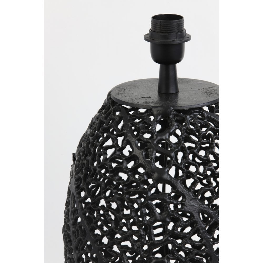 Lamp Base 26x44cm Sinula Matt Black