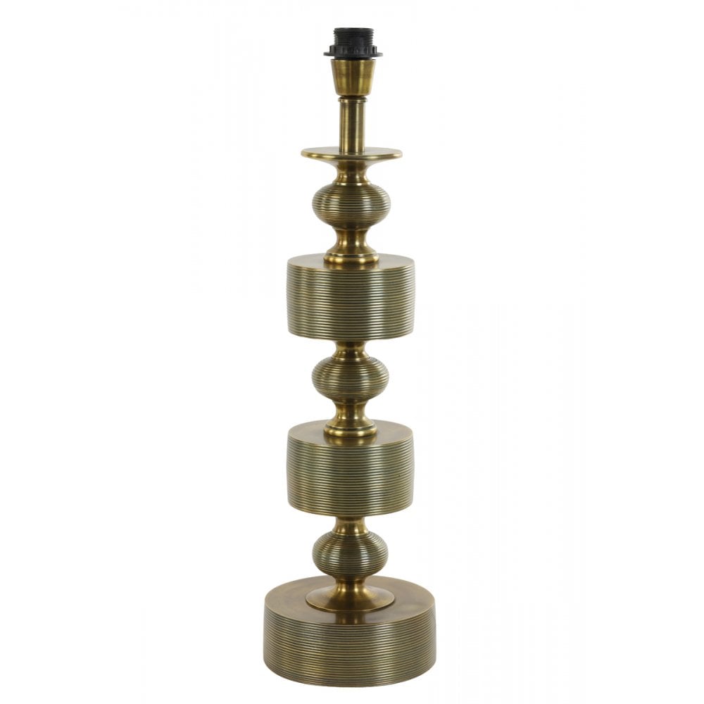 Lamp Base 18x62cm Taika Antique Bronze