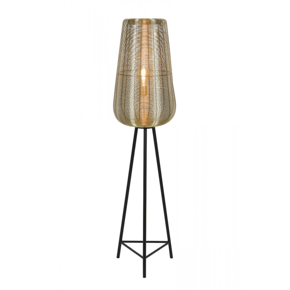 Floor Lamp 37x147cm Adeta Gold+Matt Black