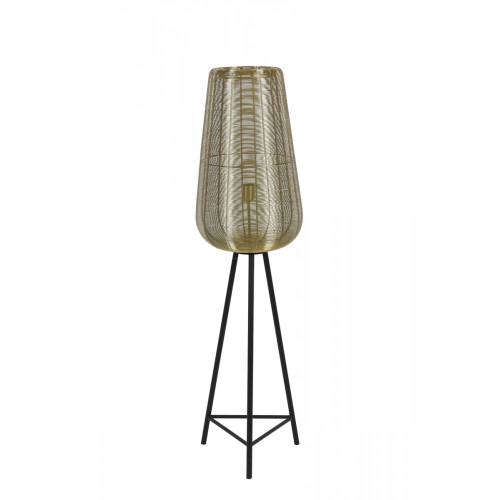 Floor Lamp 37x135cm Adeta Gold+Matt Black