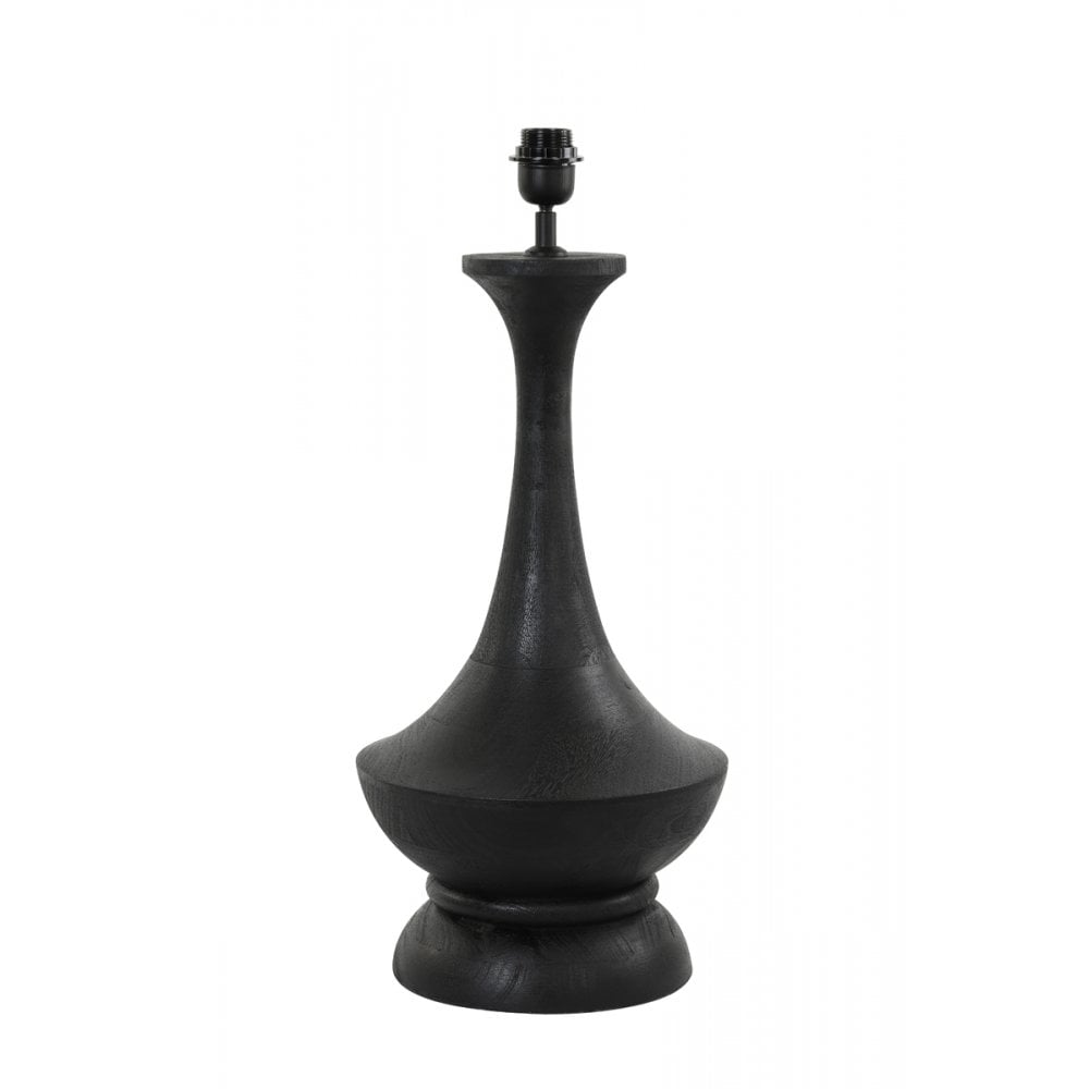 Lamp Base 28x55cm Nicolo Wood Black