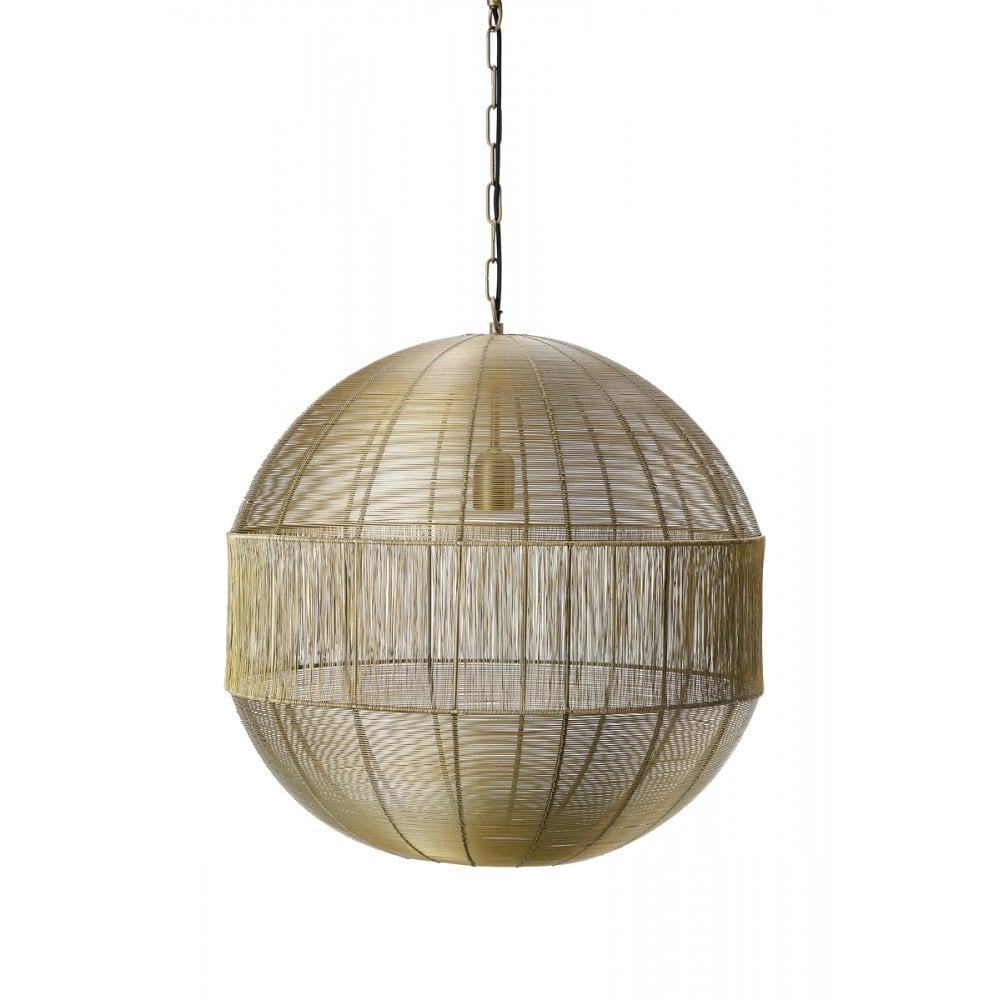 Hanging Lamp 55x56cm Pilka Light Gold