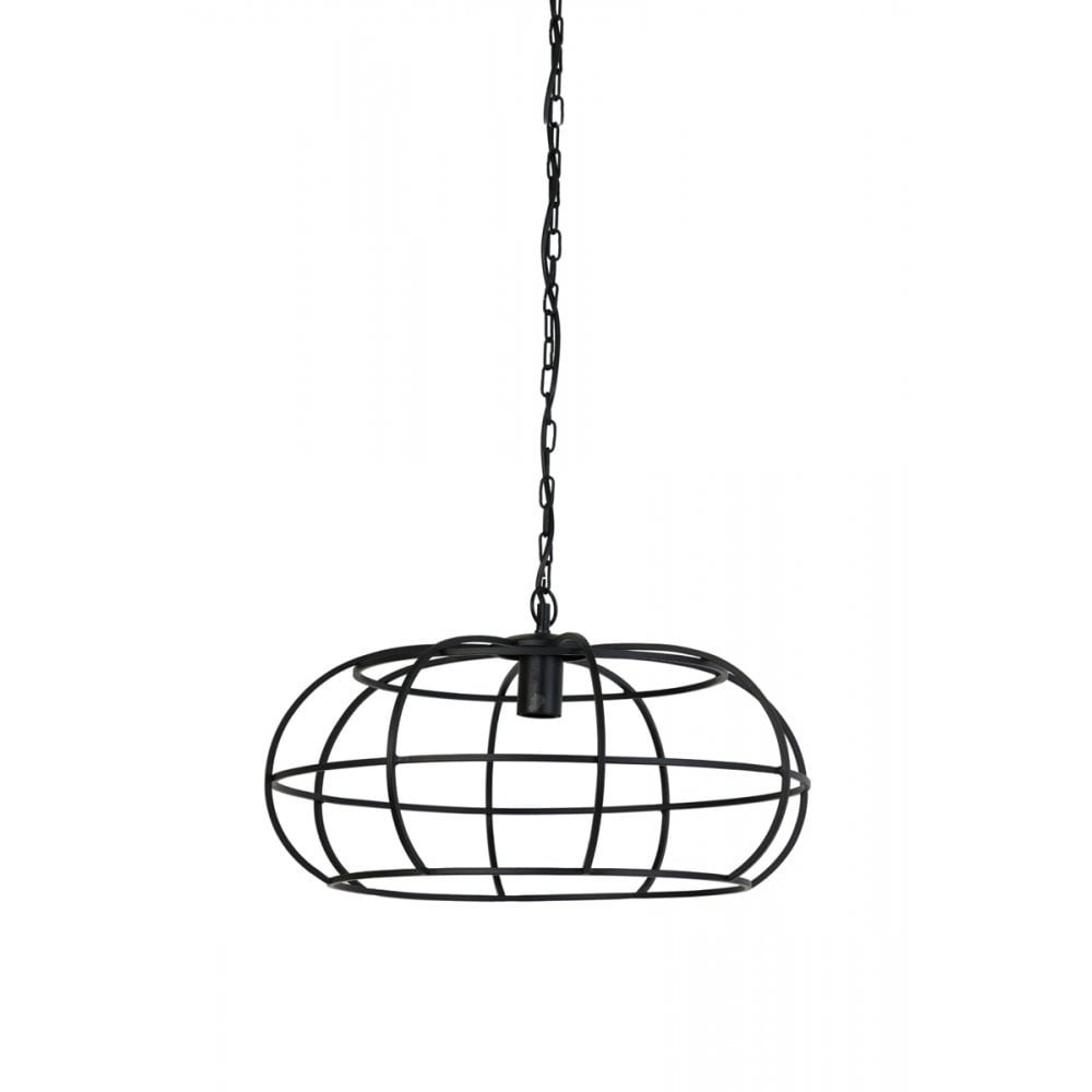 Hanging Lamp 53x28cm Imelda Matt Black