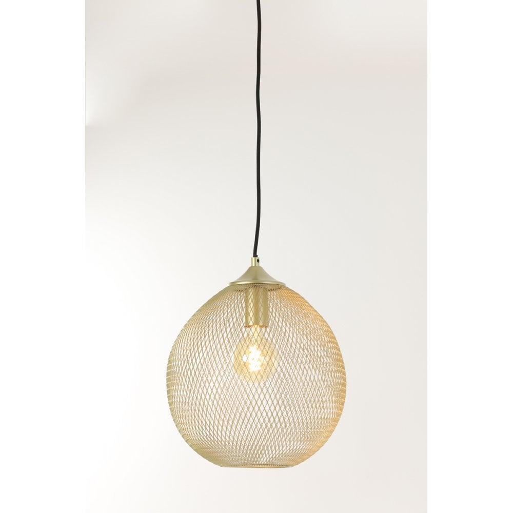 Hanging Lamp 30x35cm Moroc Gold