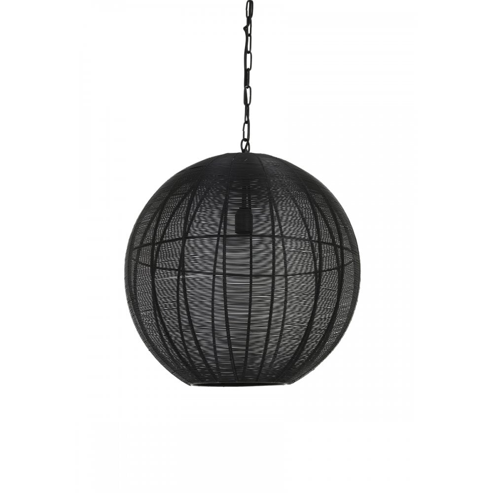 Hanging Lamp 50x54cm Amarah Matt Black