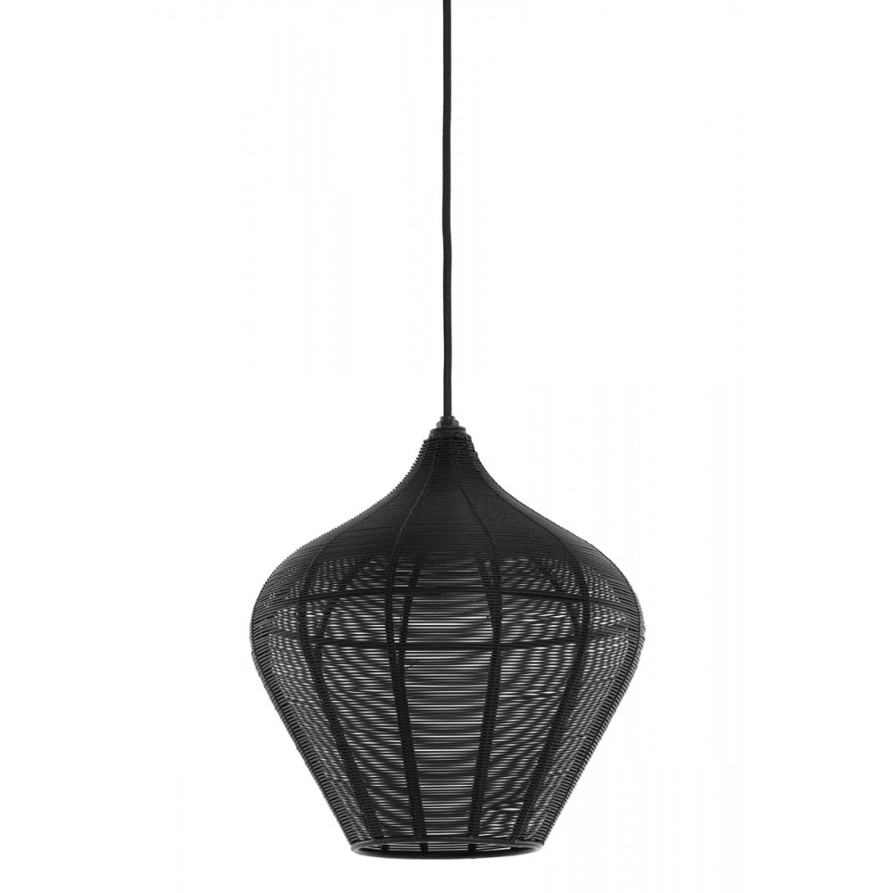 Hanging Lamp 27x29.5cm Alvaro Matt Black