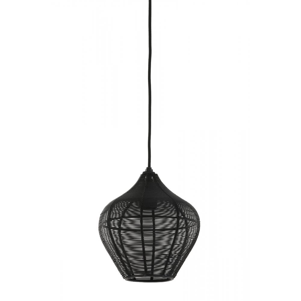 Hanging Lamp 20x22cm Alvaro Matt Black