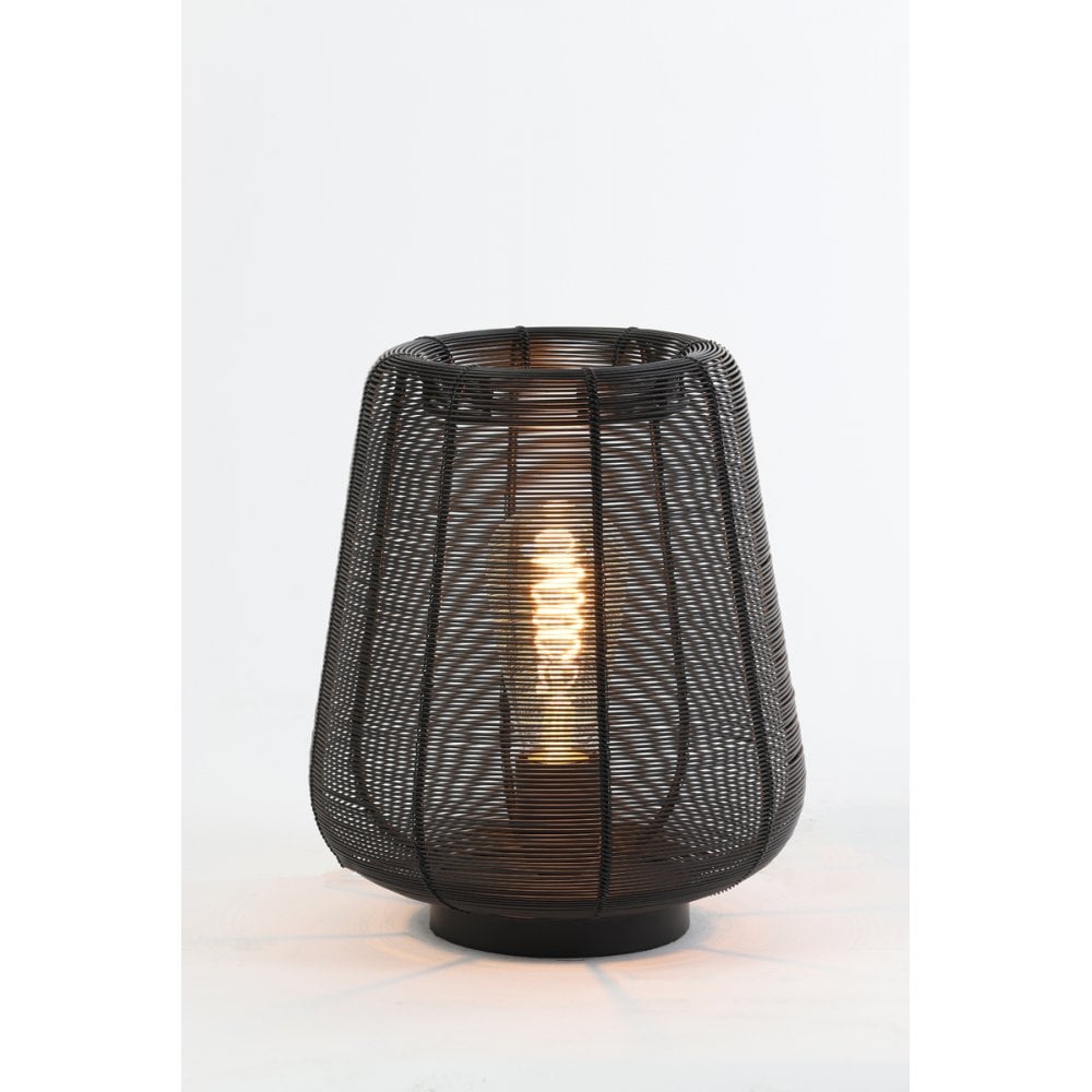 Table Lamp 22x26cm Adeta Matt Black