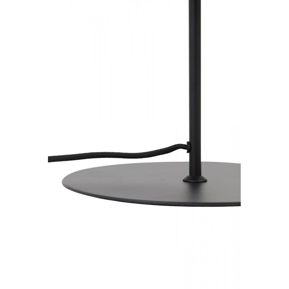 Table Lamp 22x50cm Maverick Matt Black+Smoked Glass