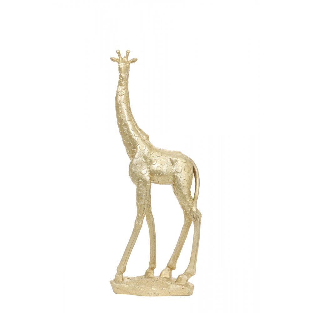Ornament 57cm Giraffe Light Gold