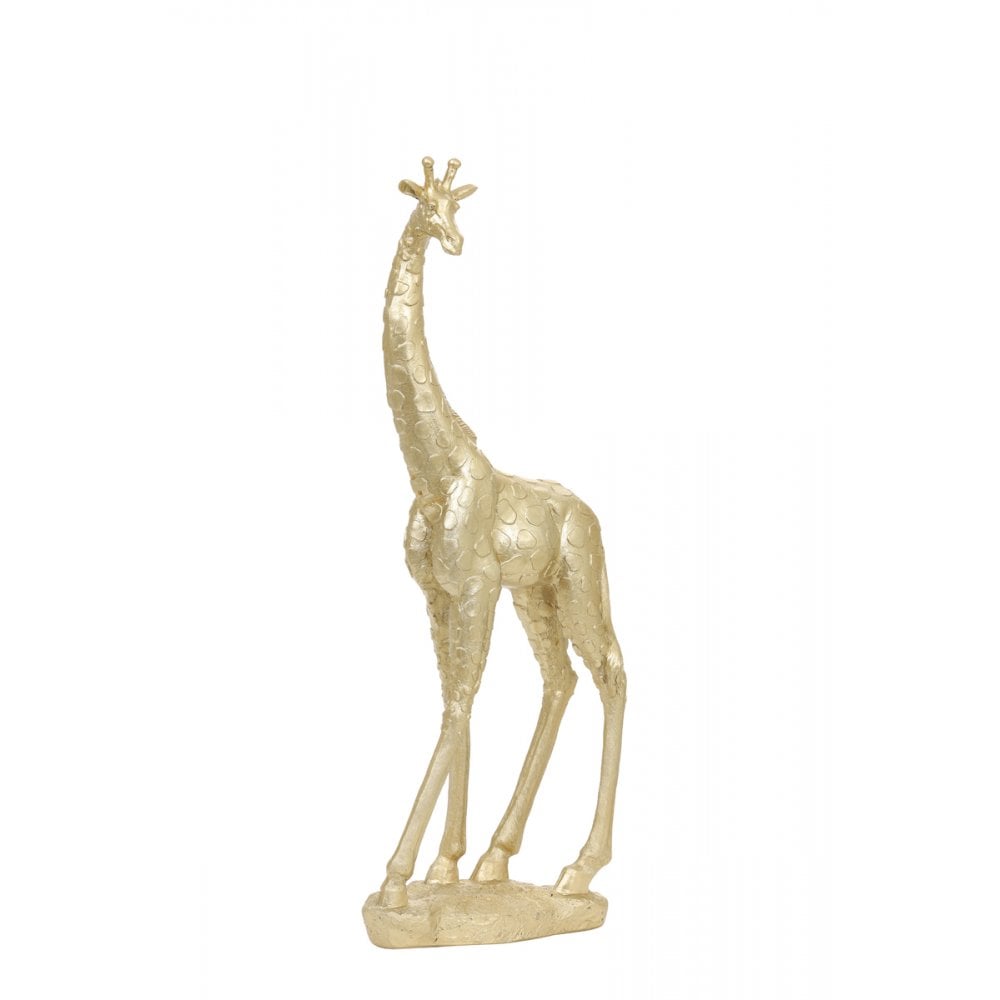 Ornament 57cm Giraffe Light Gold