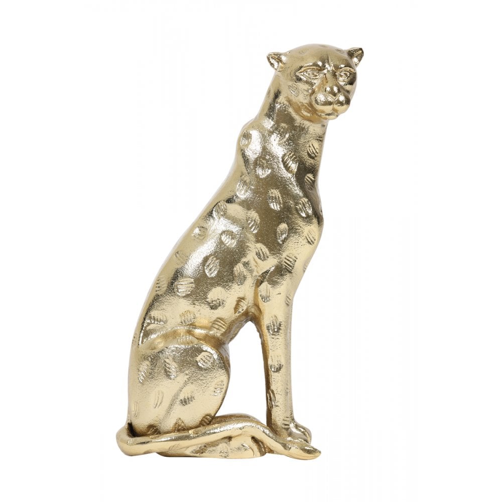 Ornament 15x9x29.5cm Leopard Gold