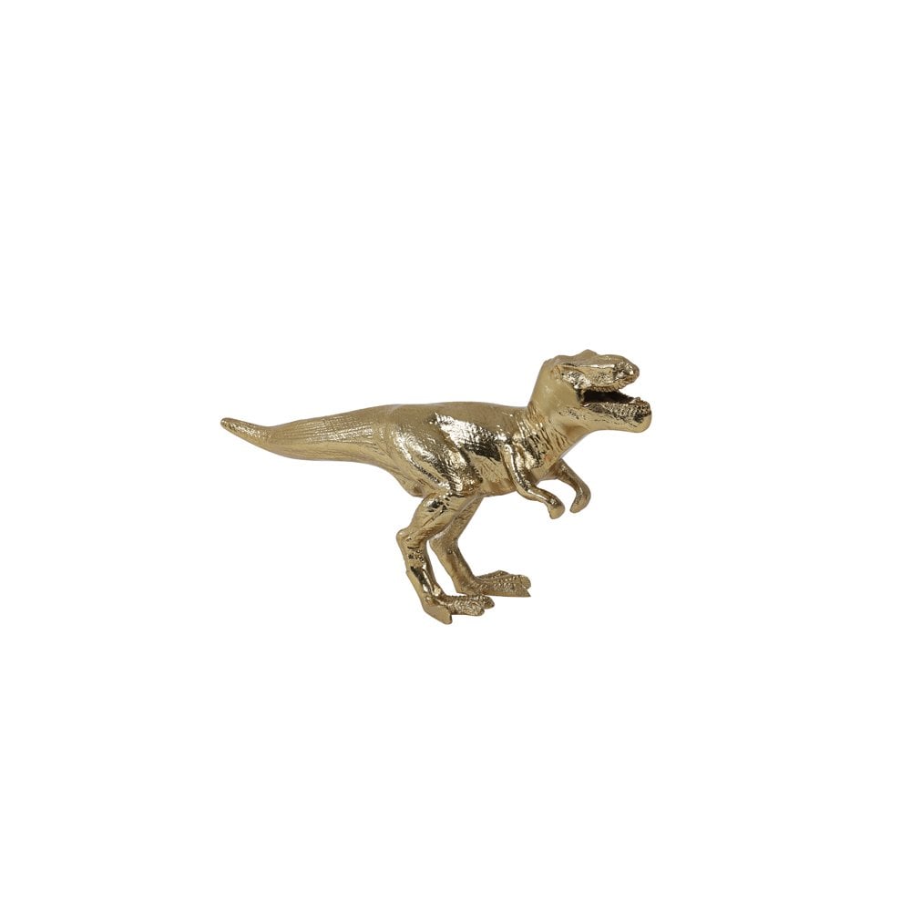 Ornament 27.5x9.5x13cm T-Rex Gold
