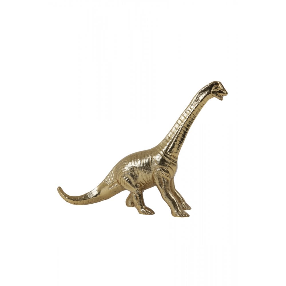 Ornament 23x10x25.5cm Dinosaur Gold
