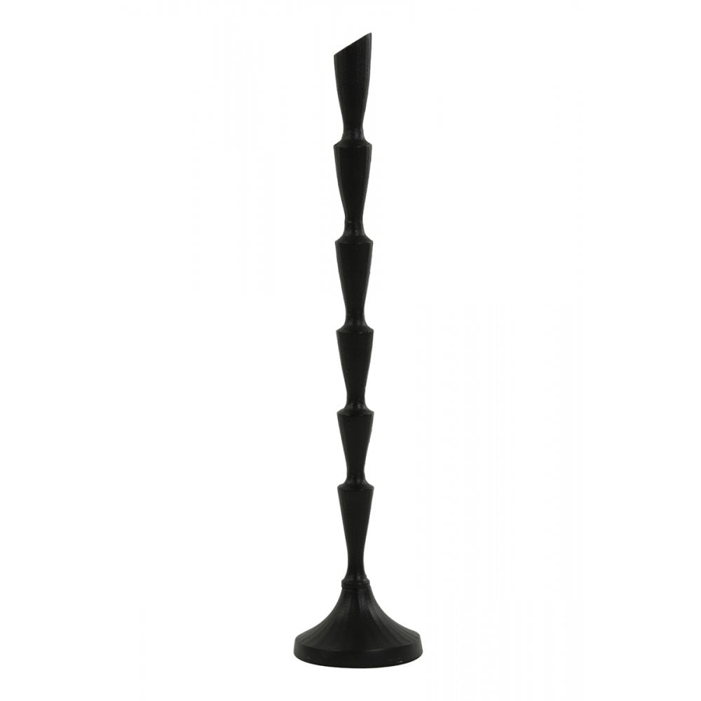 Candle Holder 10x50cm Djebbe Matt Black