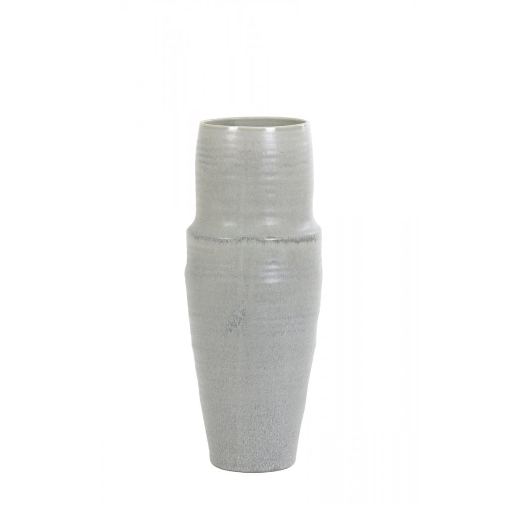 Vase Deco 17.5x44.5cm Picacho Ceramics Matt Grey