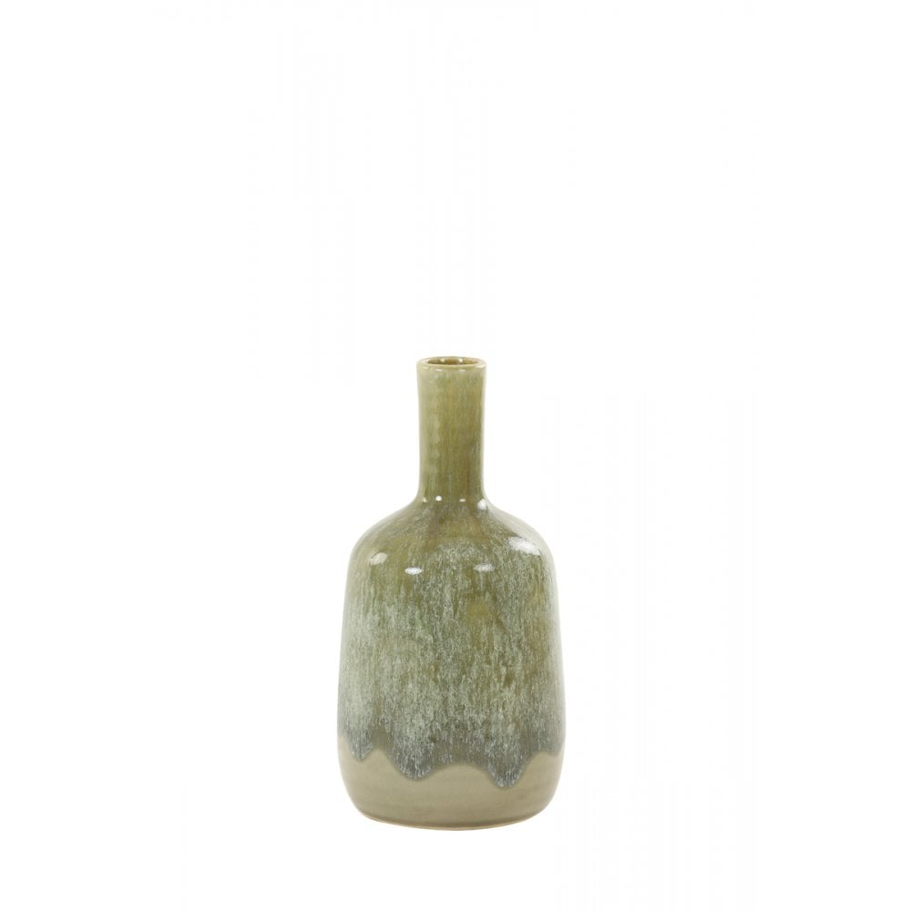 Vase 12.5x26cm Mariela Ceramics Olive Green