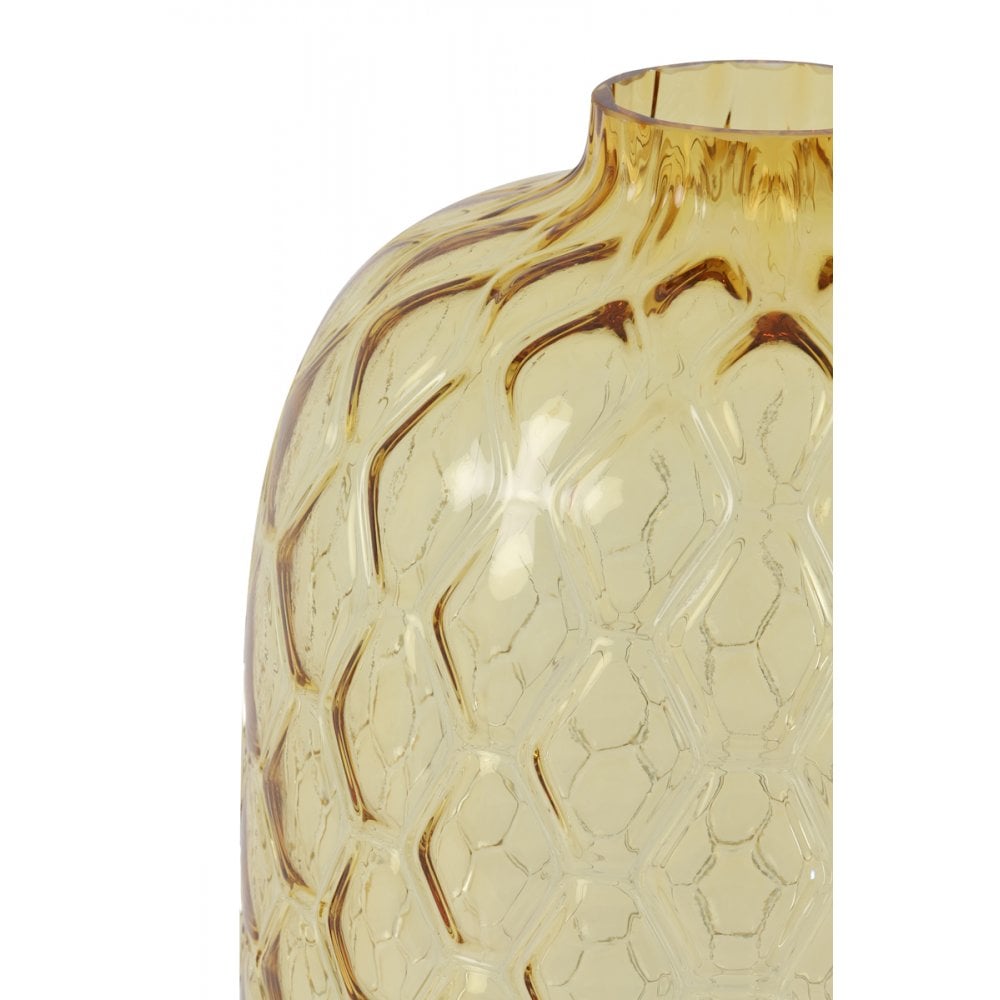 Vase 34x50cm Carino Glass Amber