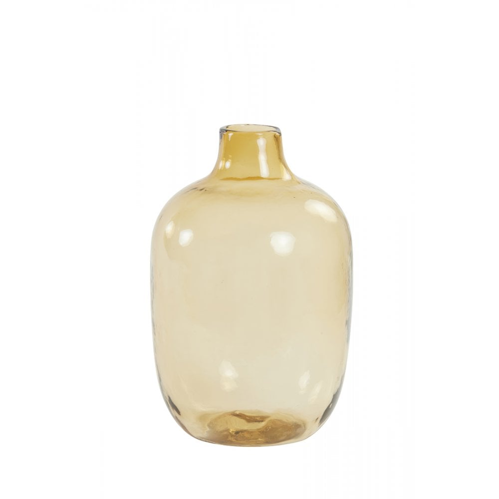 Vase 16x25cm Dakar Glass Yellow