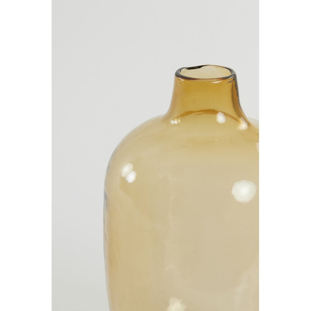 Vase 16x25cm Dakar Glass Yellow