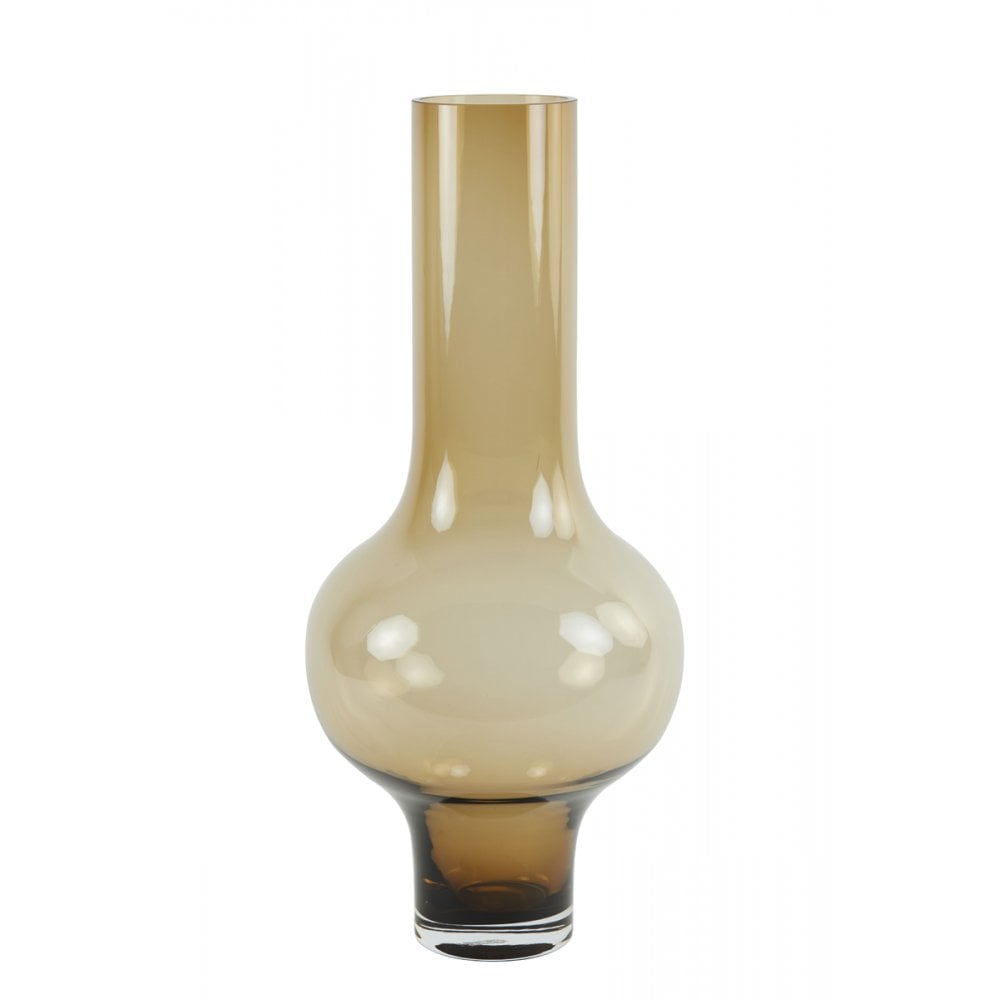 Vase 28x62.5cm Kaela Glass Brown