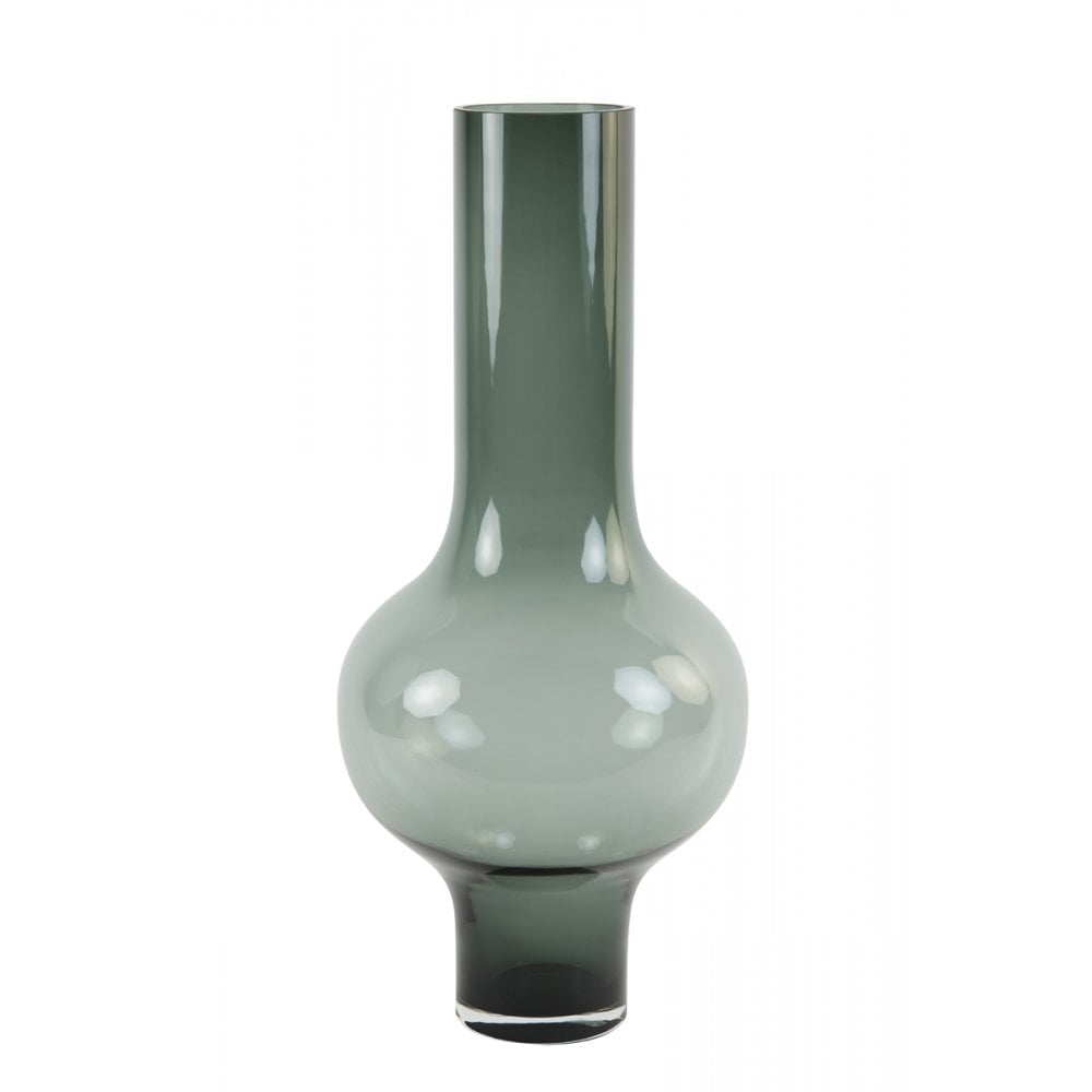 Vase 28x62.5cm Kaela Glass Grey