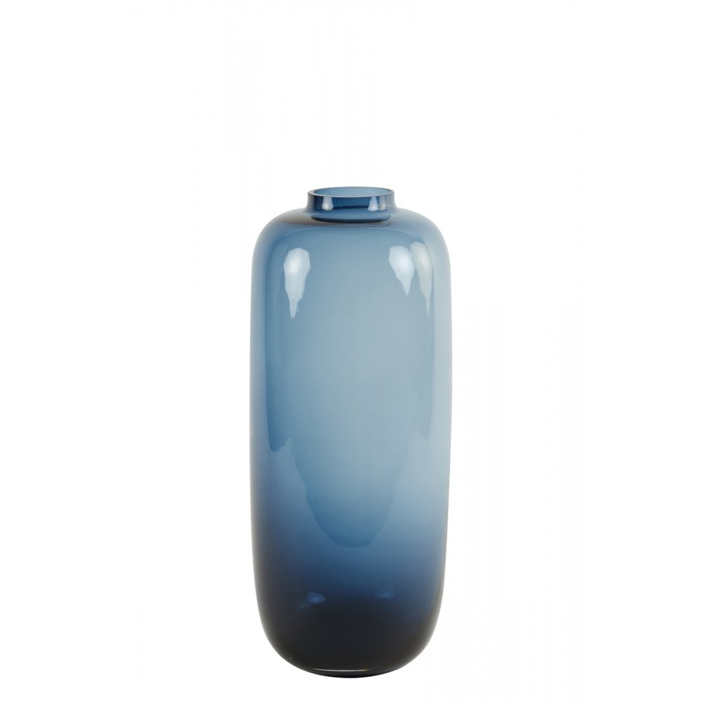 Vase 24x56cm Keira Glass Navy Blue