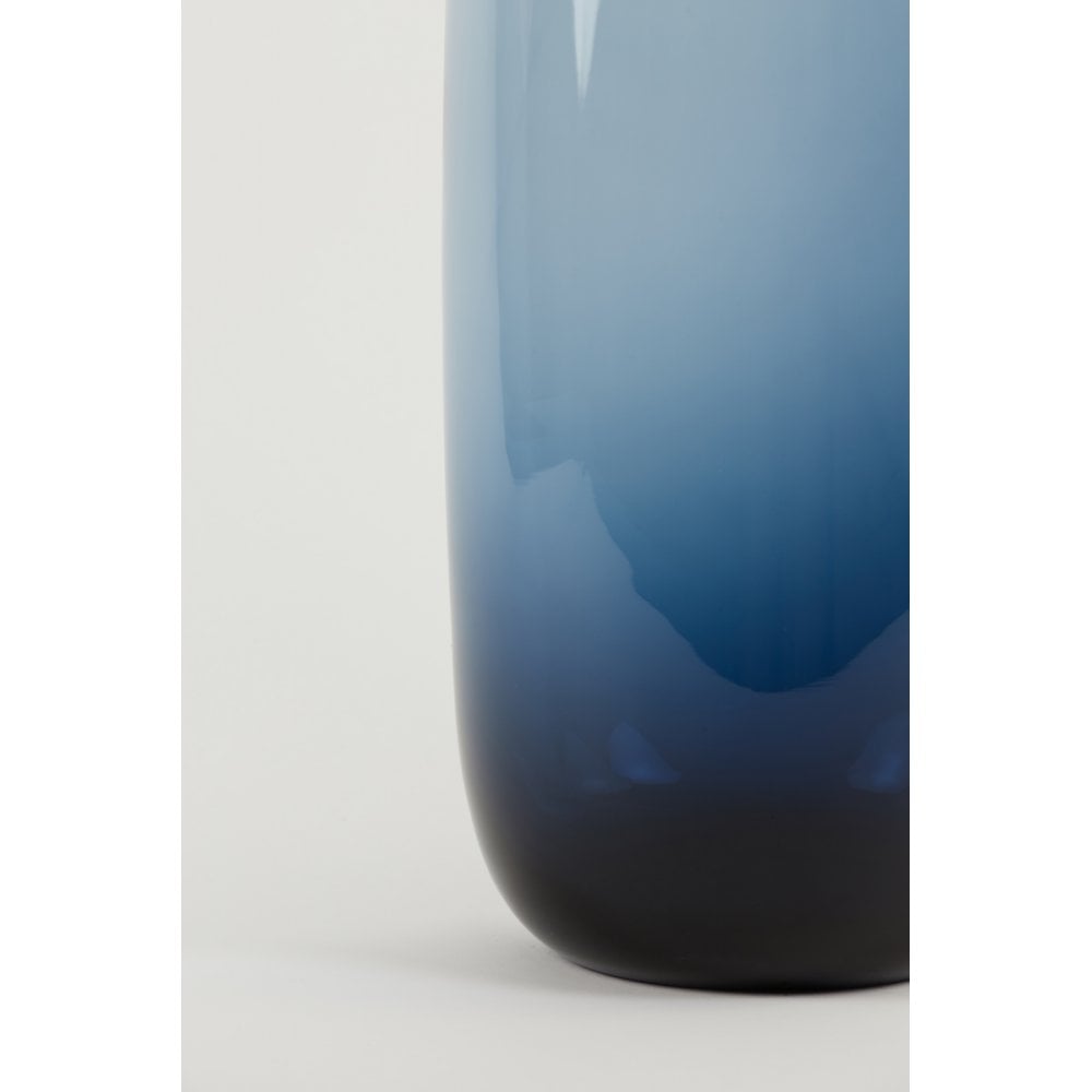 Vase 24x56cm Keira Glass Navy Blue