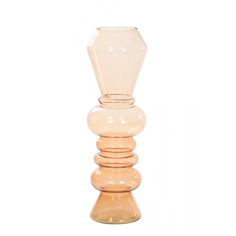Vase 13.5x44.5cm Livon Glass Peach