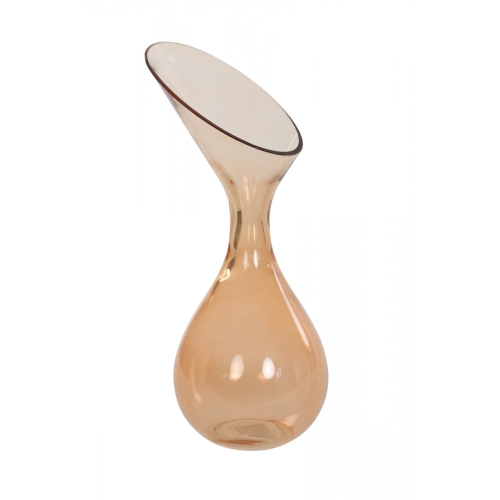 Vase 20x42cm Herley Glass Peach