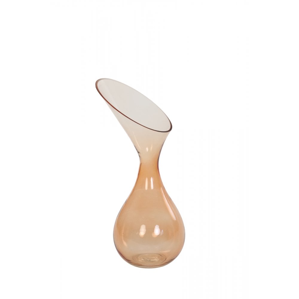 Vase 16x33cm Herley Glass Peach