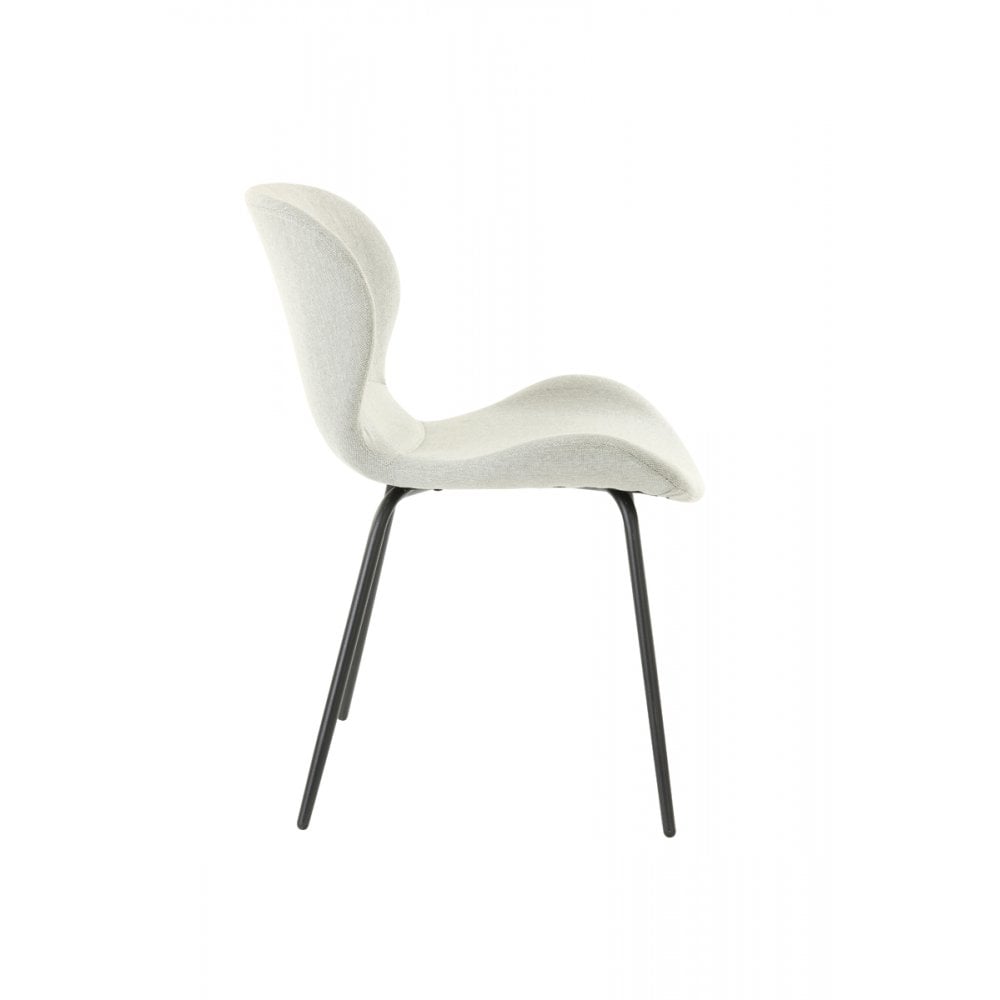 Dining Chair 57x51x78cm Violet Beige-Black