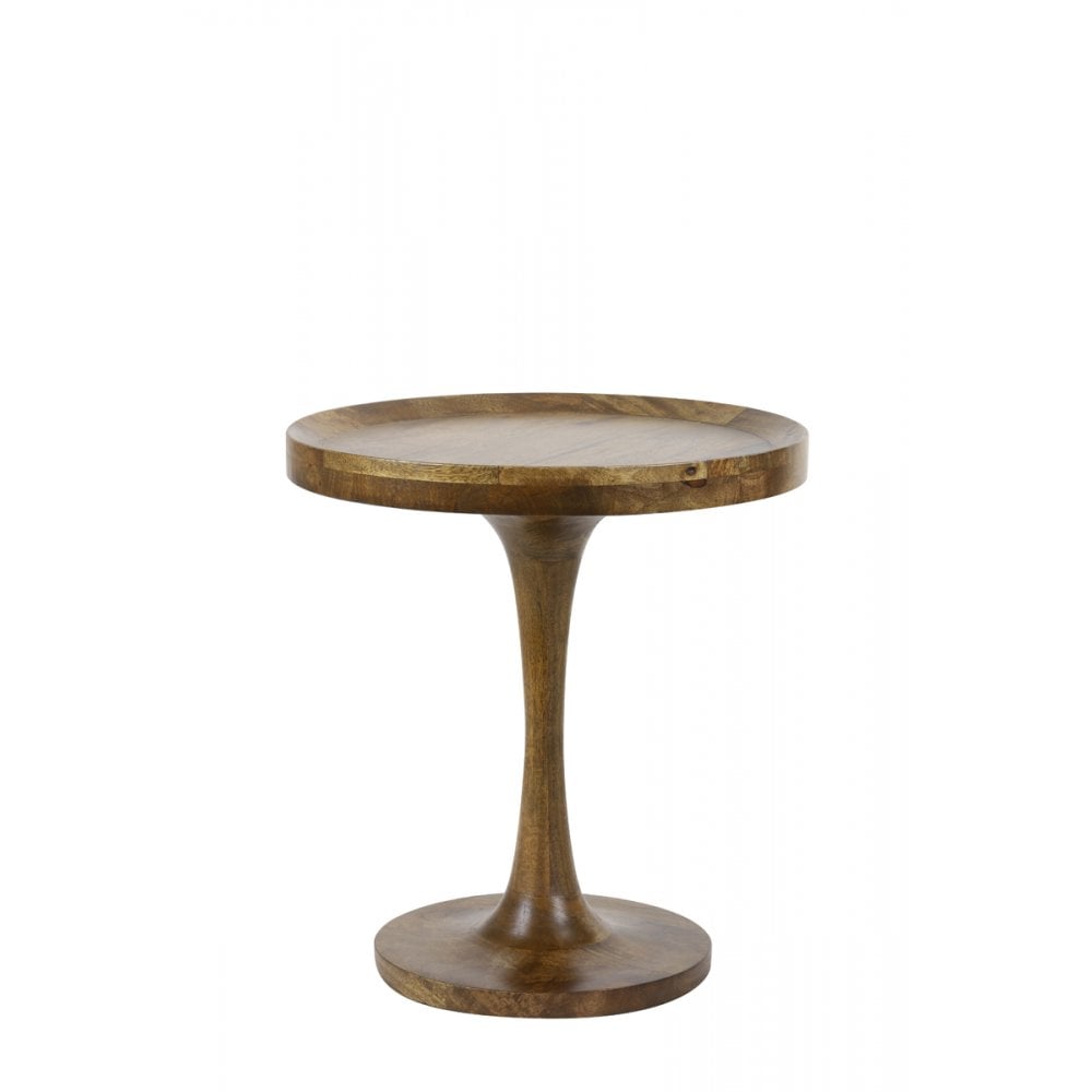 Side Table 50x53cm Joekon Wood Oil Brown