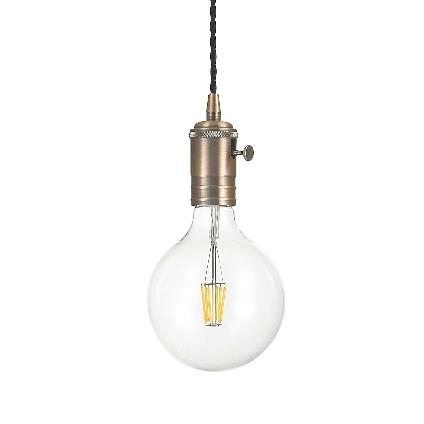 DOC Pendant Light with 1 Bulb Copper