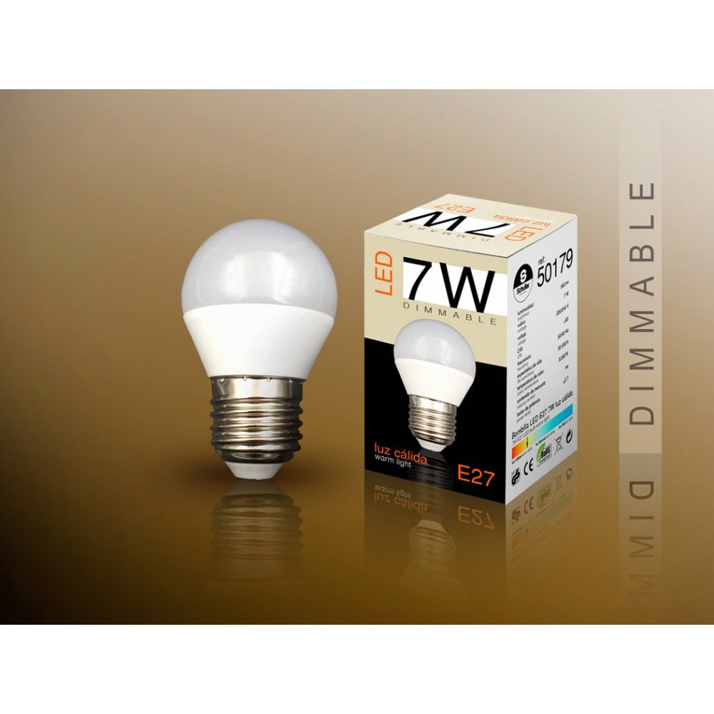 Dimmable LED Bulb 3000K 7W E27