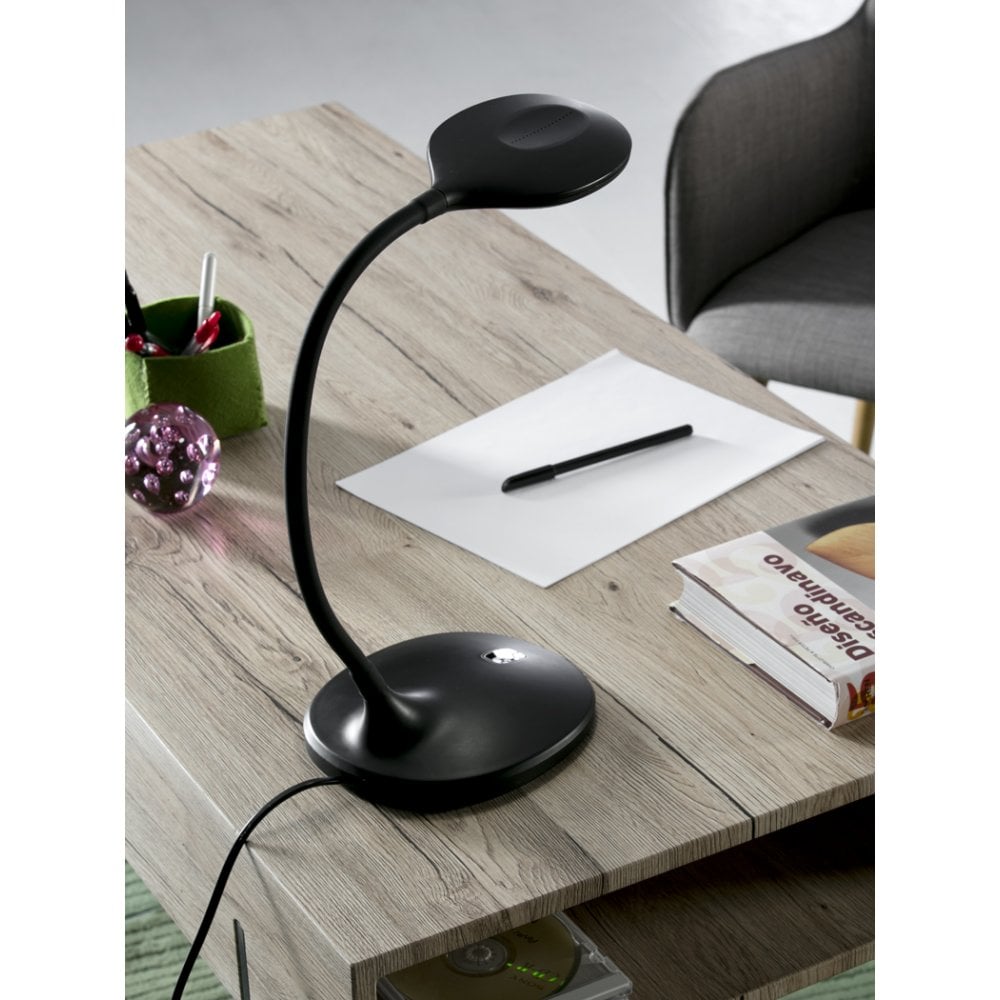 Scoop LED Table Lamp, Black