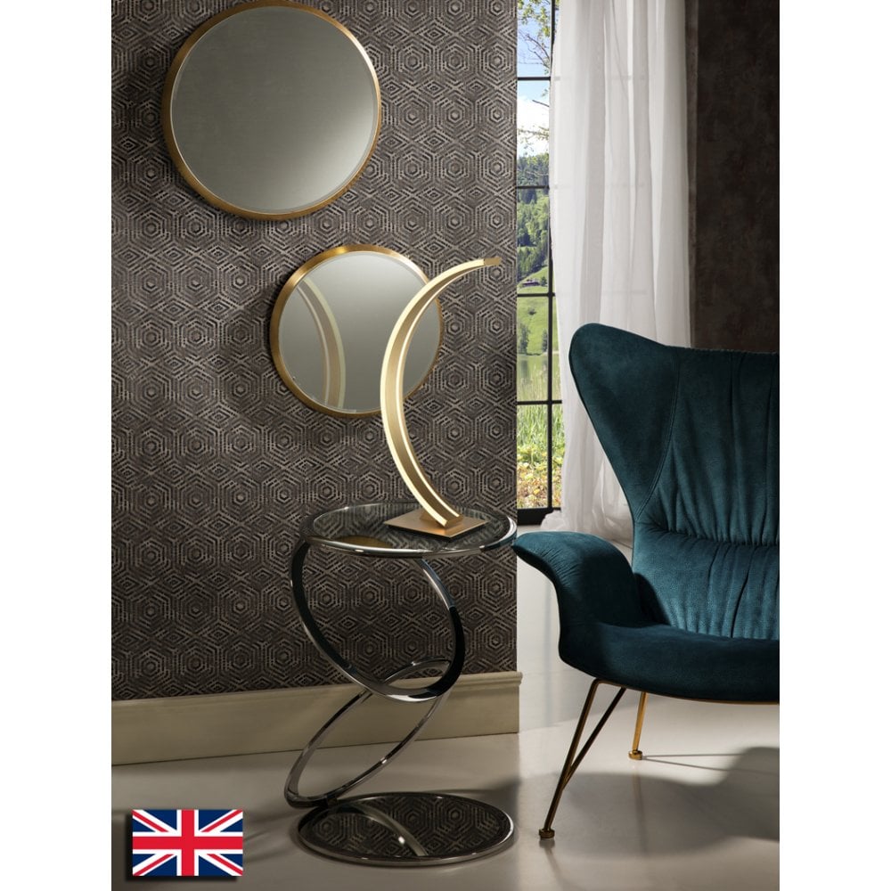 Arcus Table Lamp, Golden, Uk