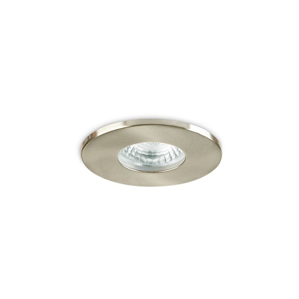 GU10 Brushed Metal Fire Rated Downlight