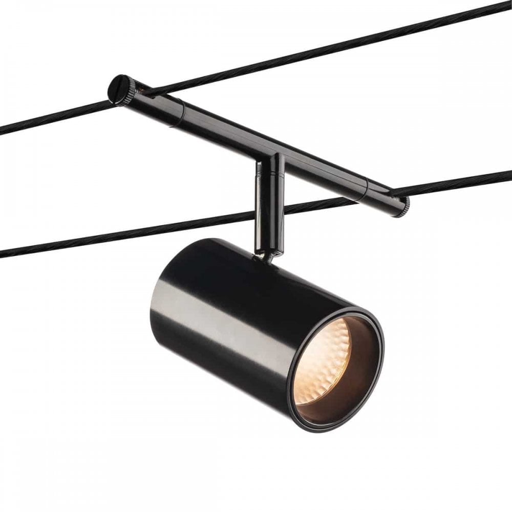 Tenseo Noblo, Cable Luminaire For Low Voltage Cable System 2700K Black