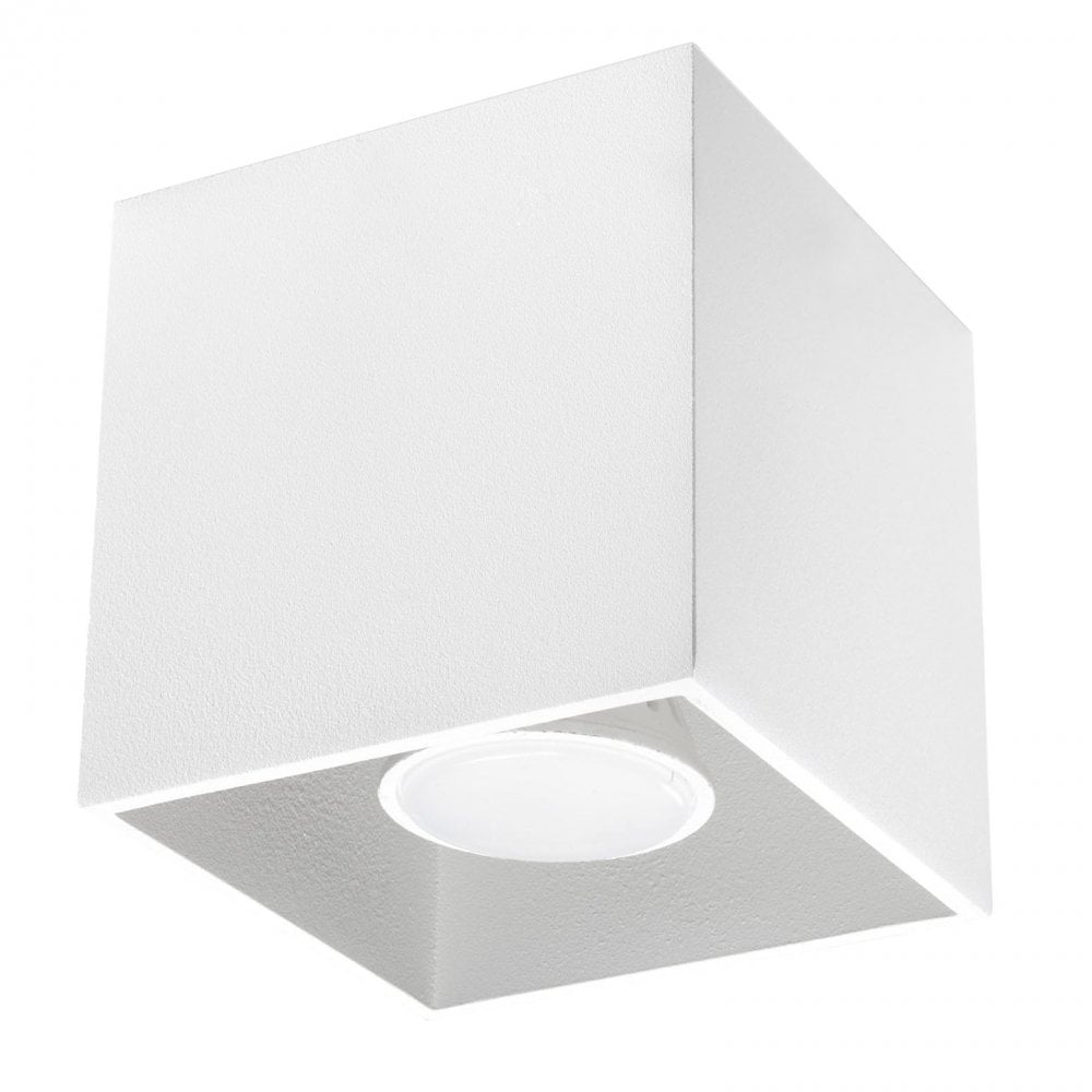 Aluminium Ceiling Light  Quad 1 White