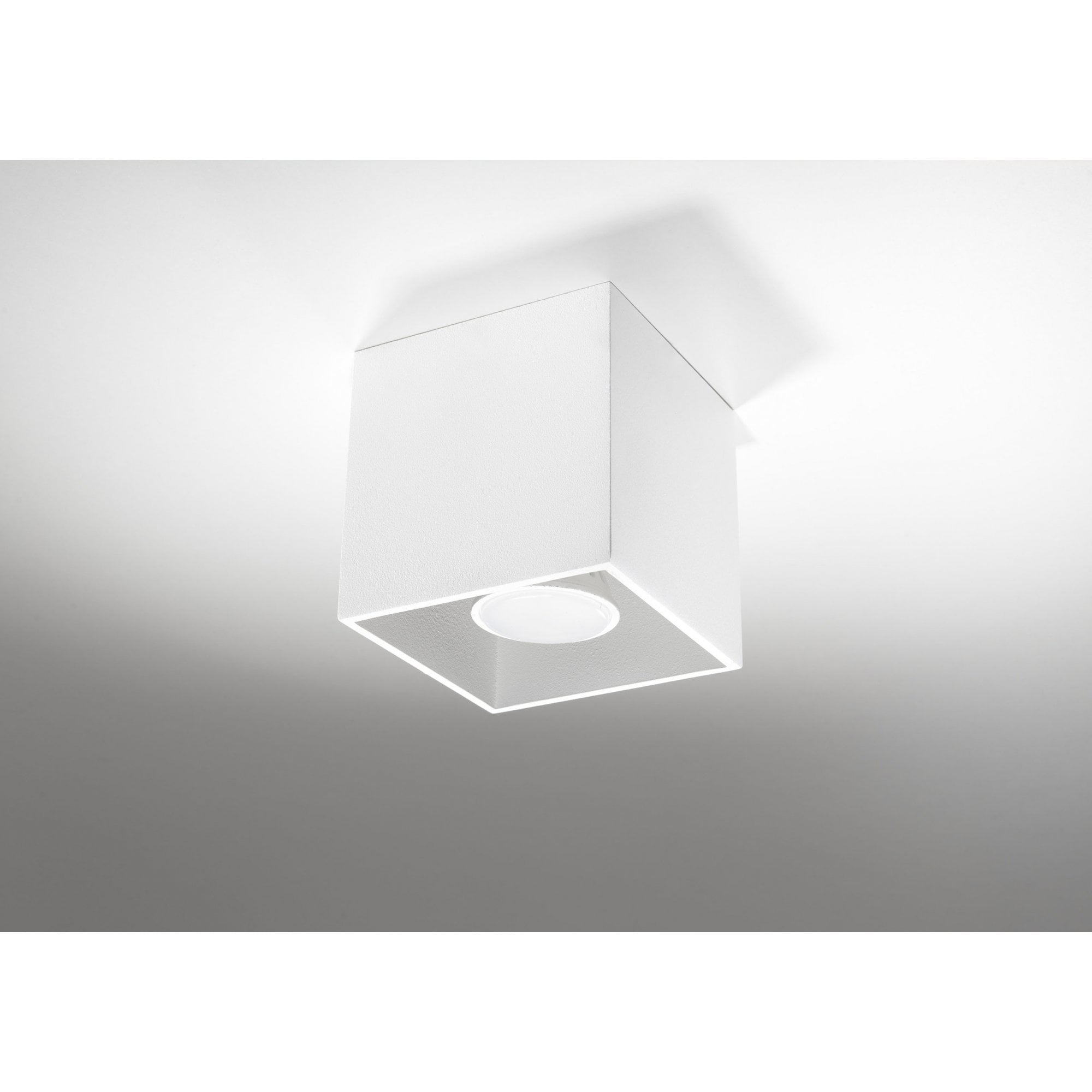 Aluminium Ceiling Light  Quad 1 White