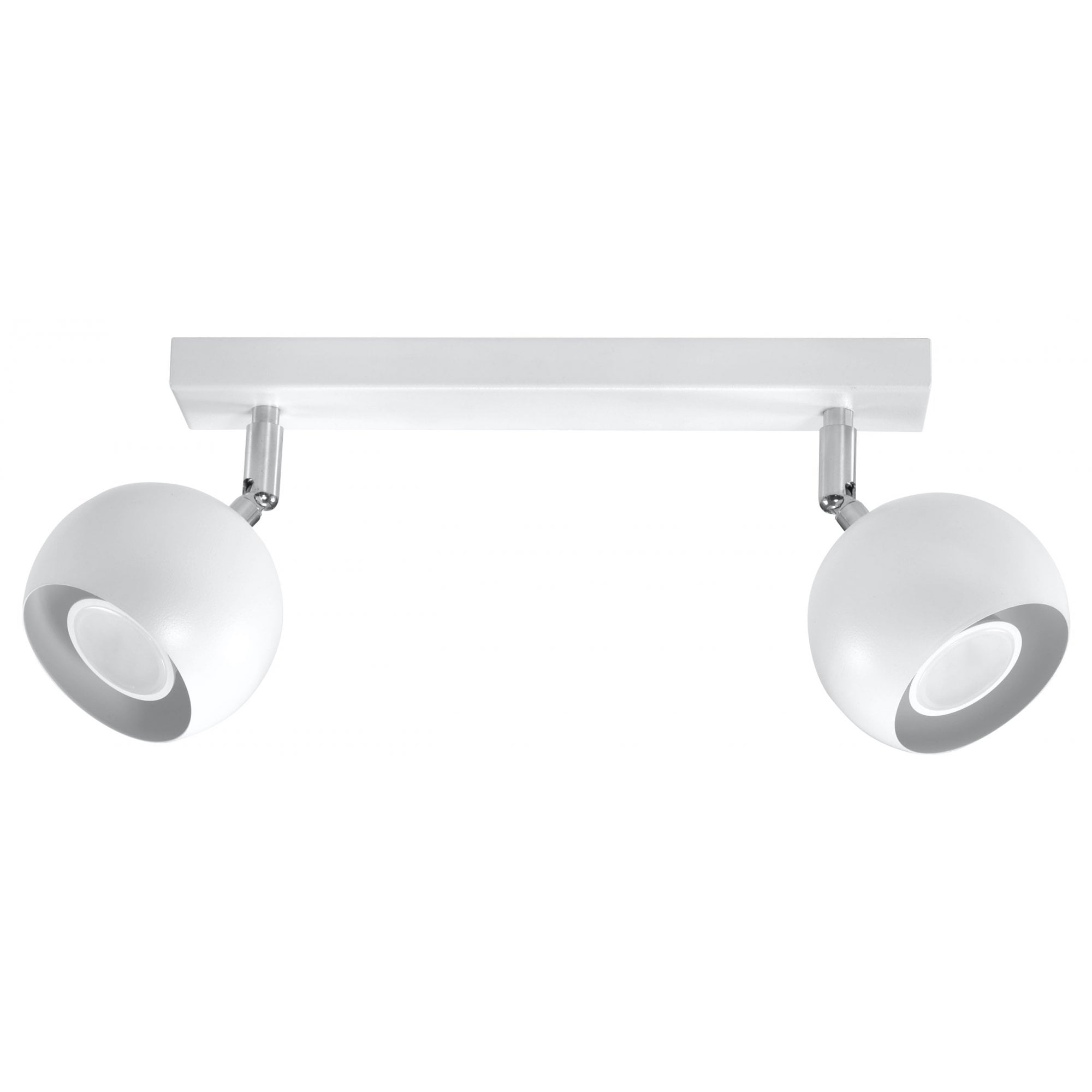 Steel Ceiling Light Oculare 2 White