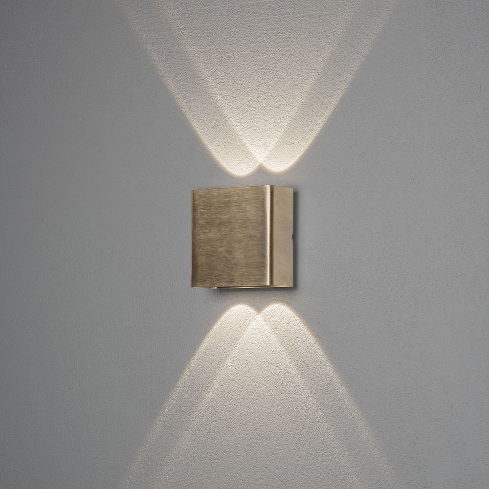 Chieri Wall 2x2 LED brass