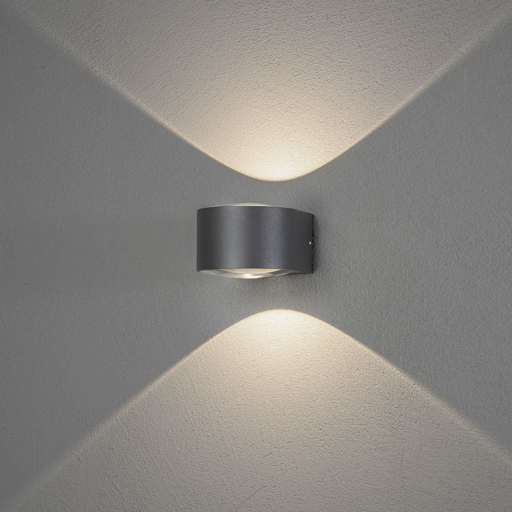 Gela wall up/down d. grey LED