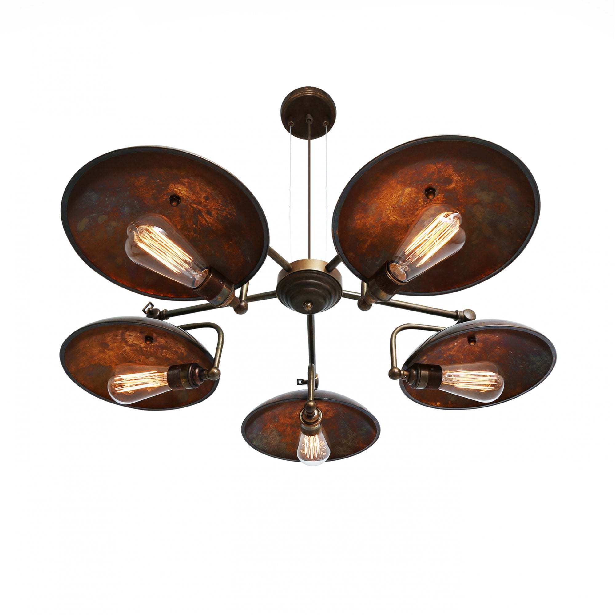 Chulainn B 5 Arm Chandelier Plated Ceiling Light